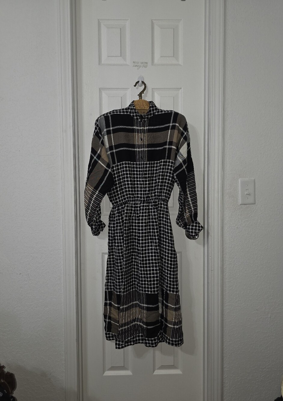 Vintage John Henry Plaid Dress